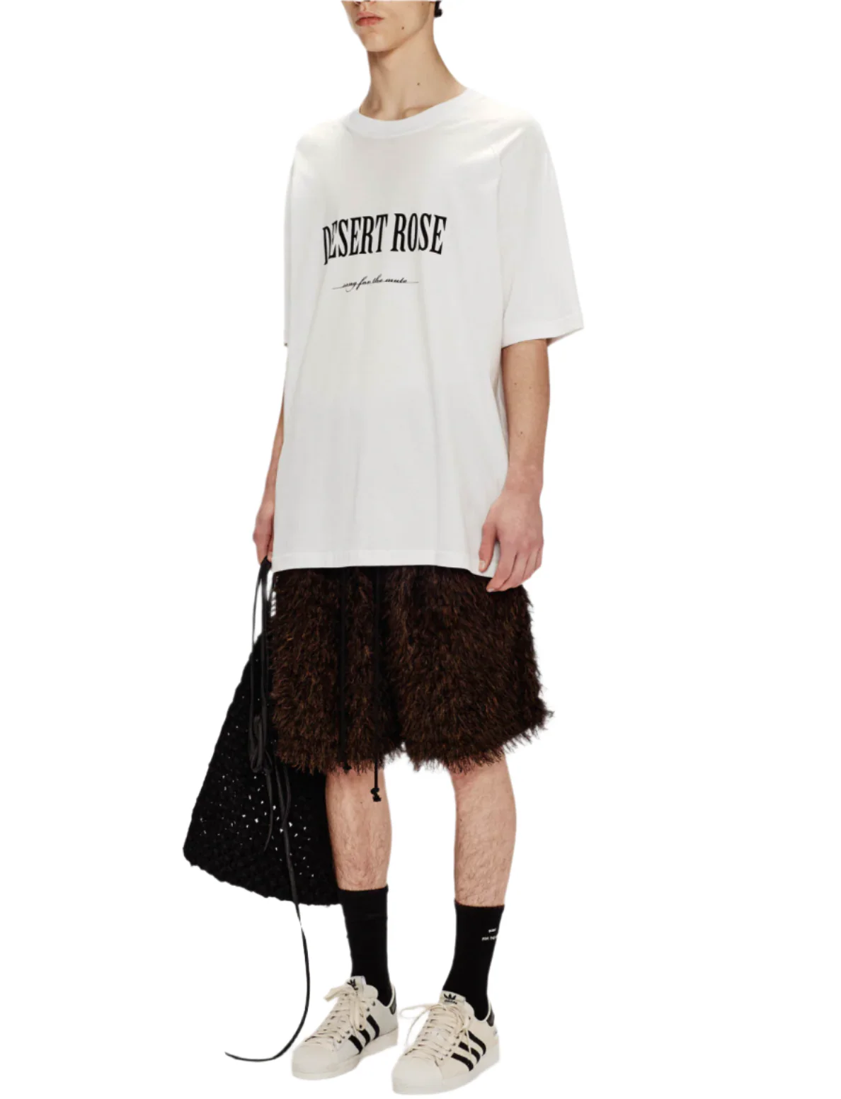 Song for the Mute Desert Rose Raglan Tee White - Image 3