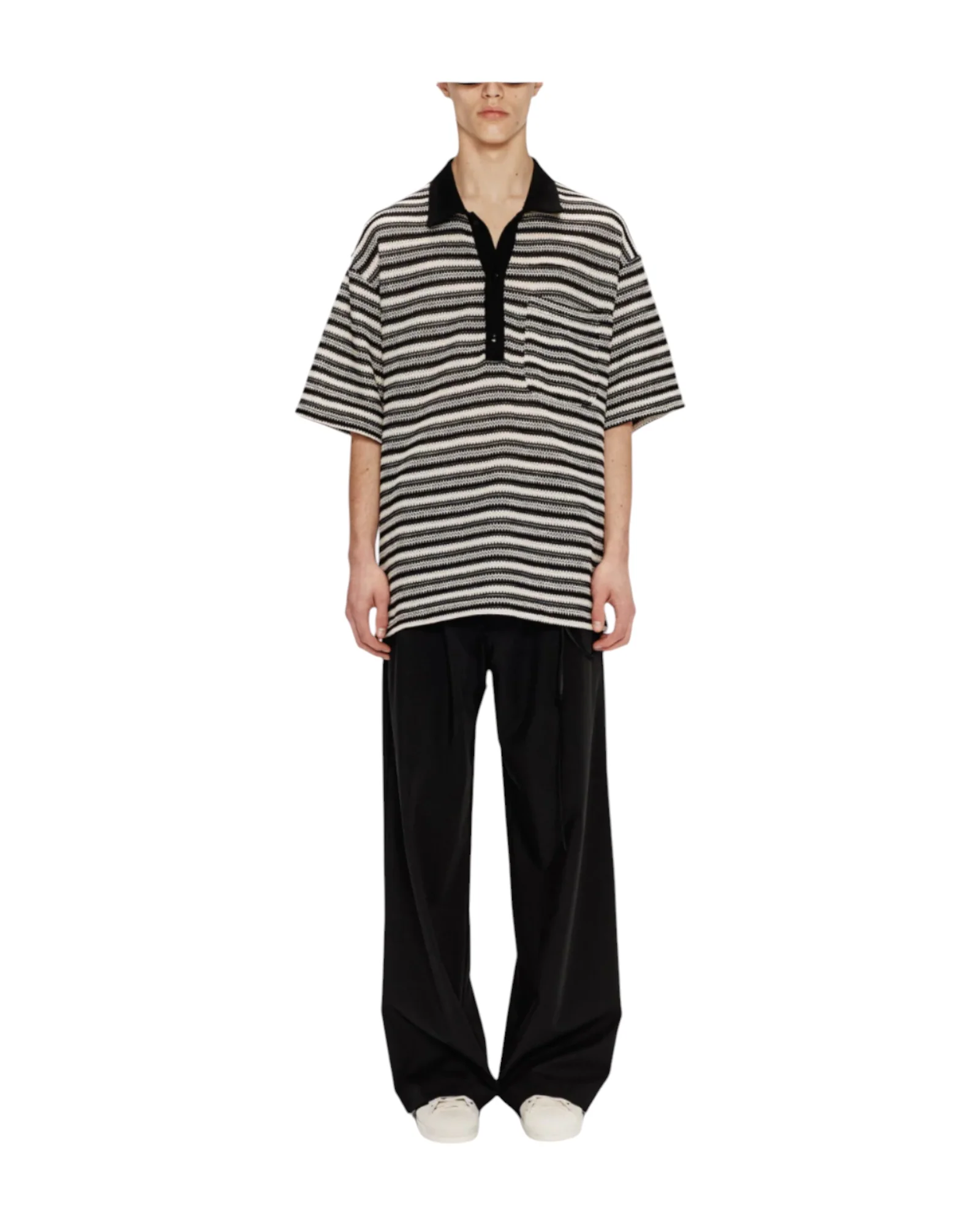 Song for the Mute Gym Polo Black / Ivory