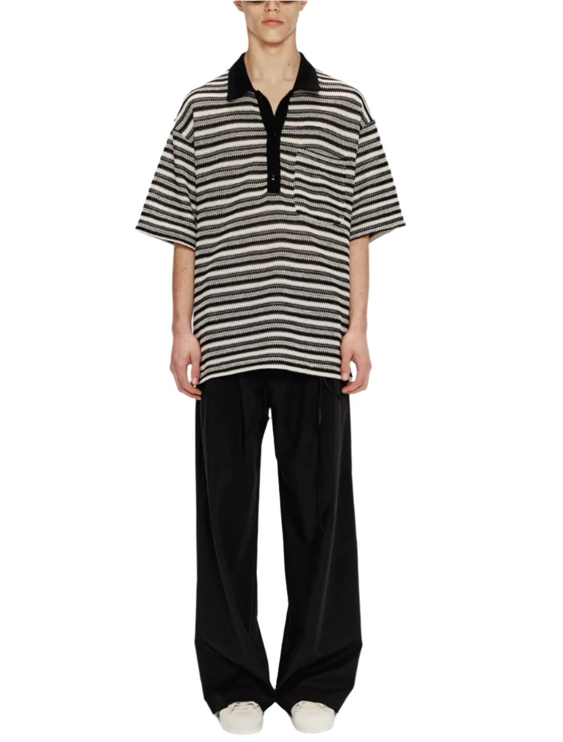 Song for the Mute Gym Polo Black / Ivory - Image 2
