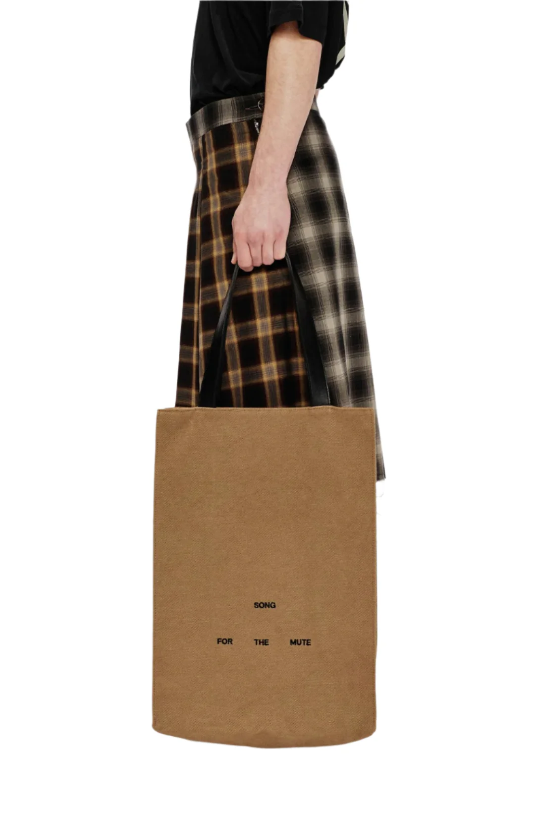 Song for the Mute Large Tote Bag Camel - Image 3