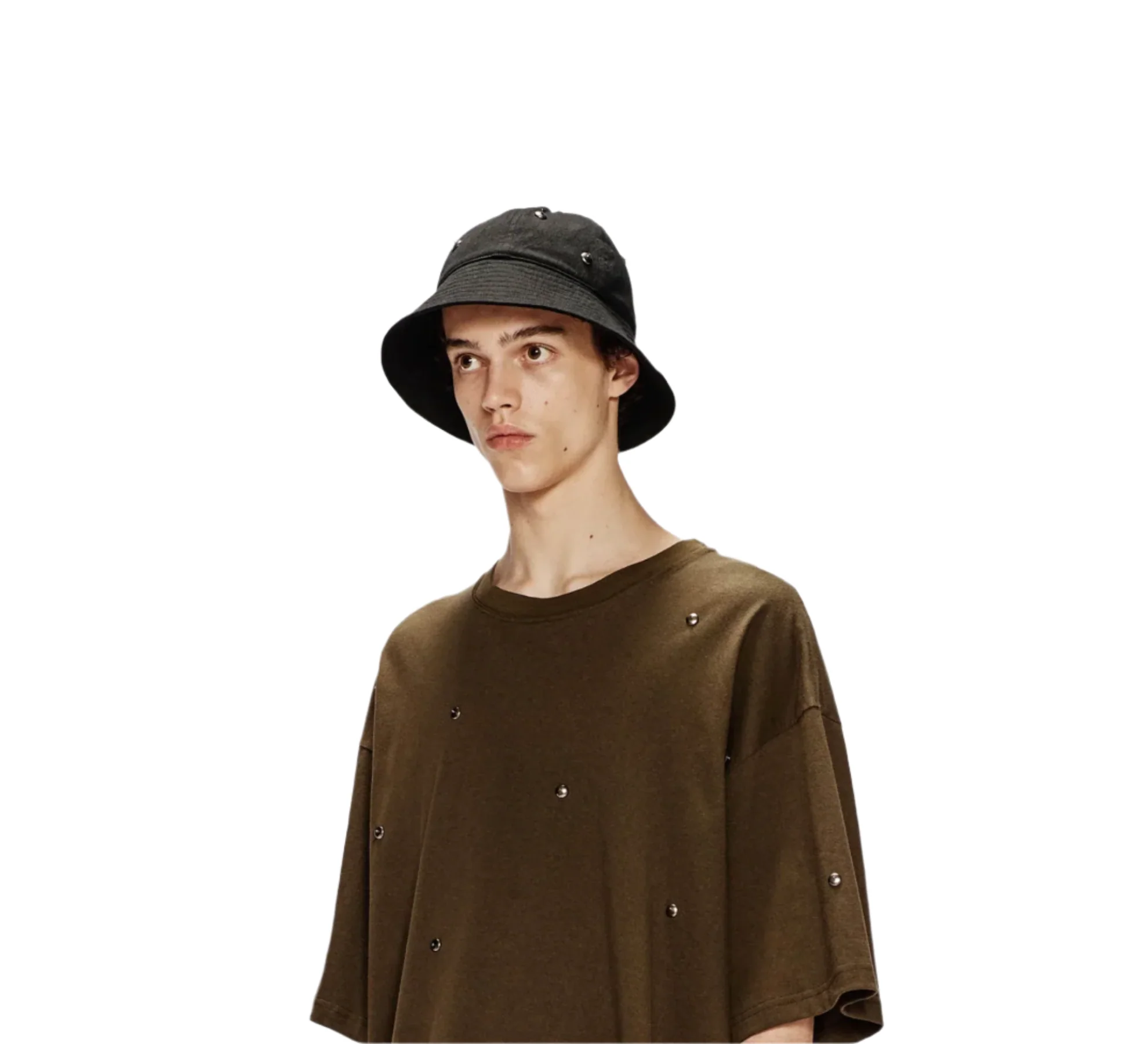 Song for the Mute Metal Bead Bucket Hat Black - Image 2