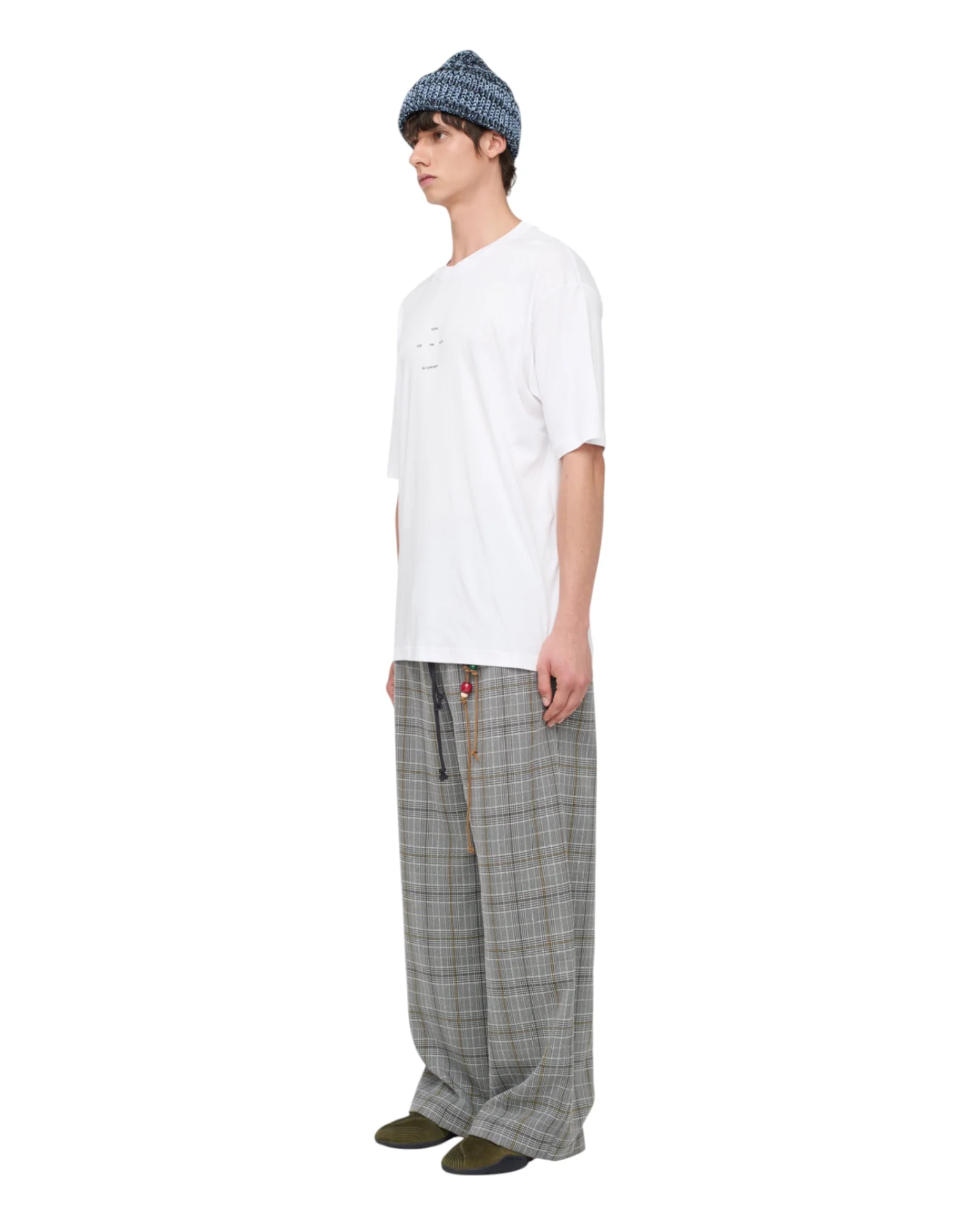 Song for the mute Newman Oversized Tee White - Image 2