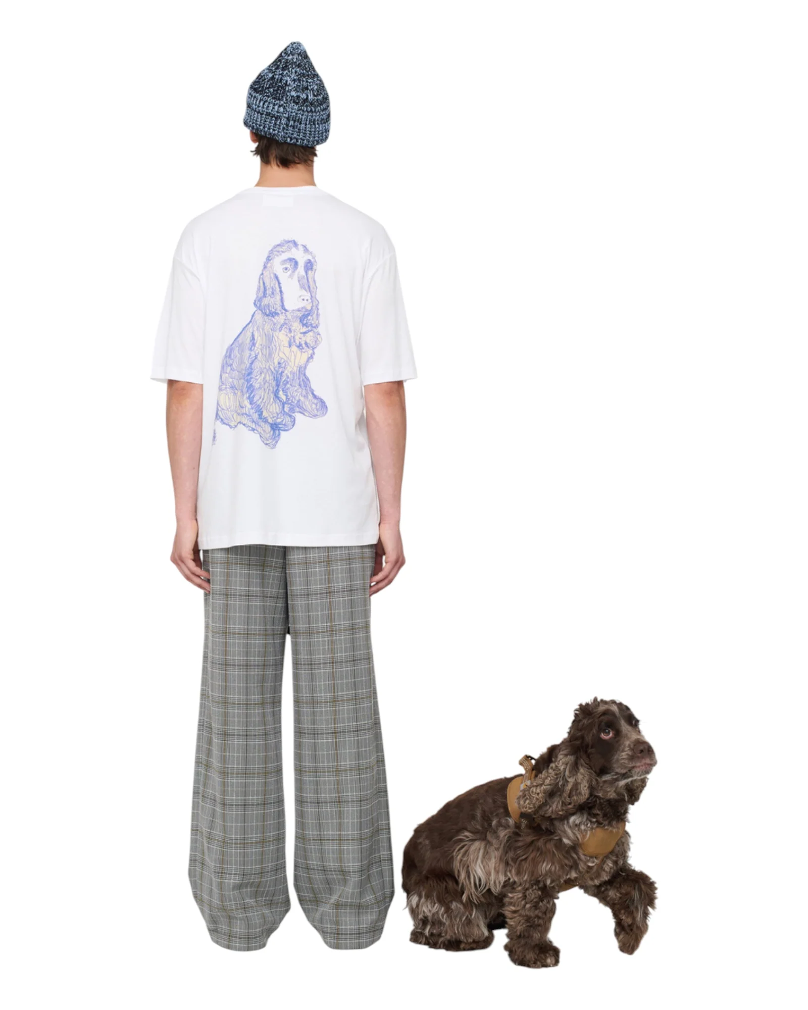Song for the mute Newman Oversized Tee White - Image 3
