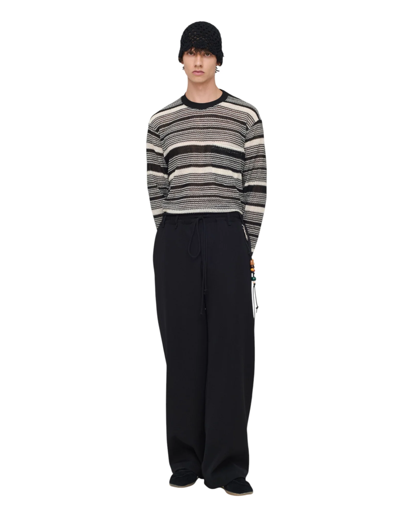 Song for the mute Relaxed Lounge Pant Black - Image 5