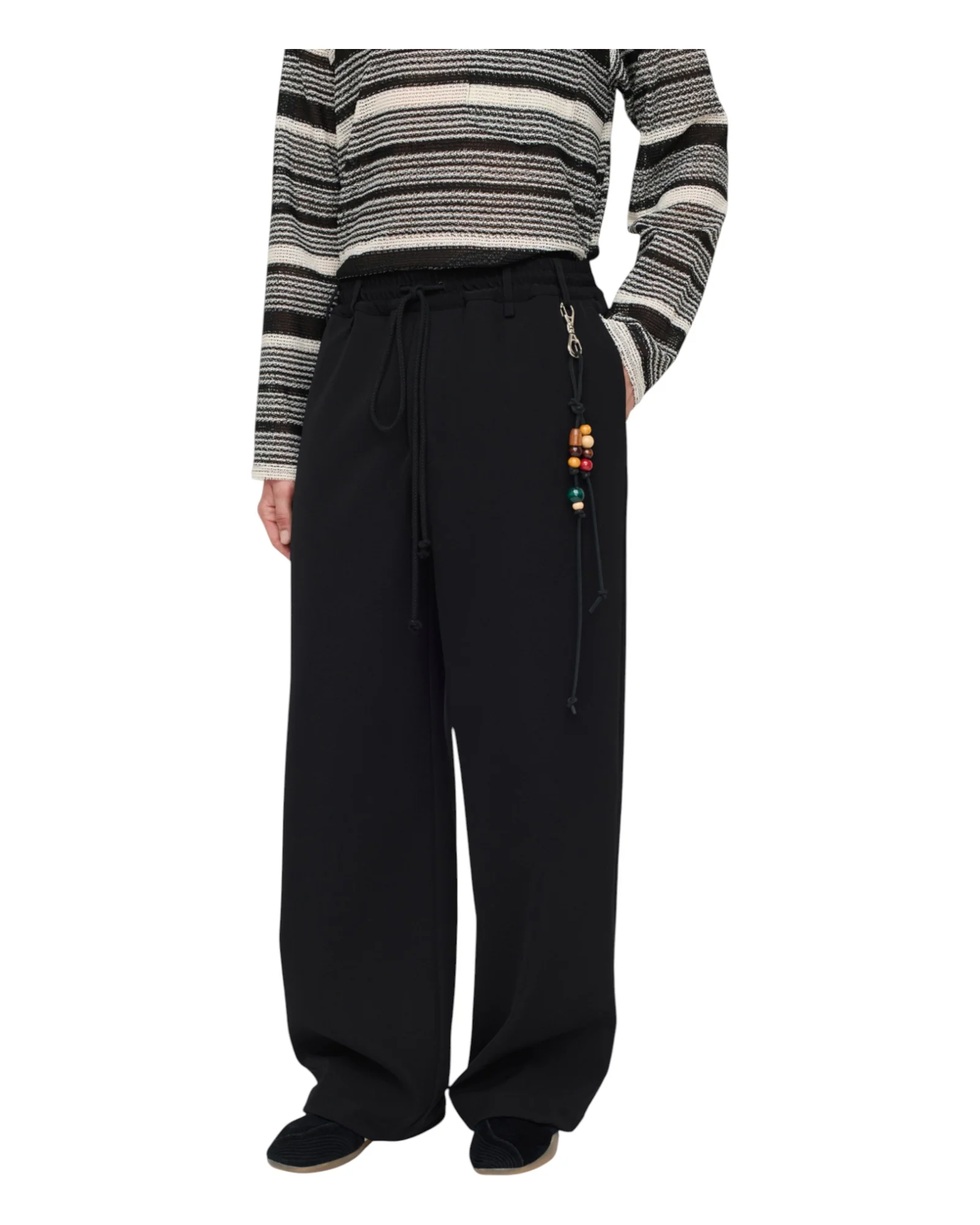 Song for the mute Relaxed Lounge Pant Black - Image 6