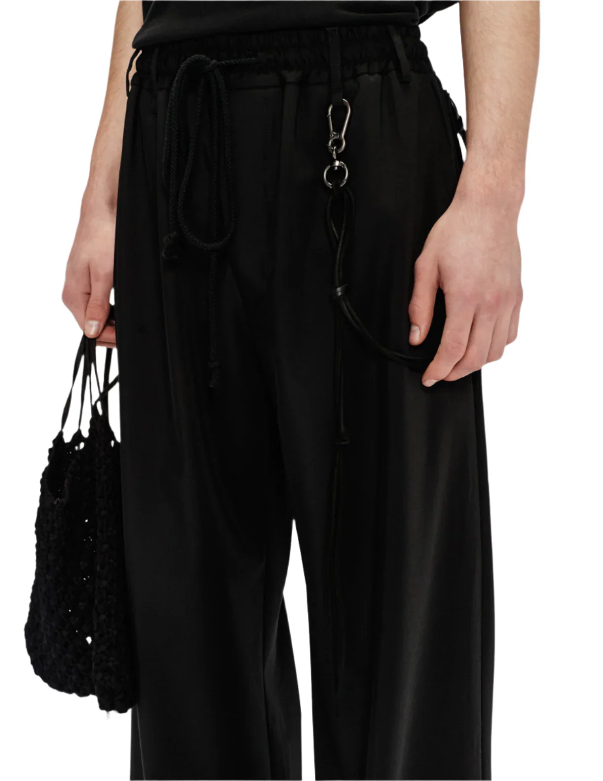 Song for the Mute Relaxed Lounge Pant Black - Image 2