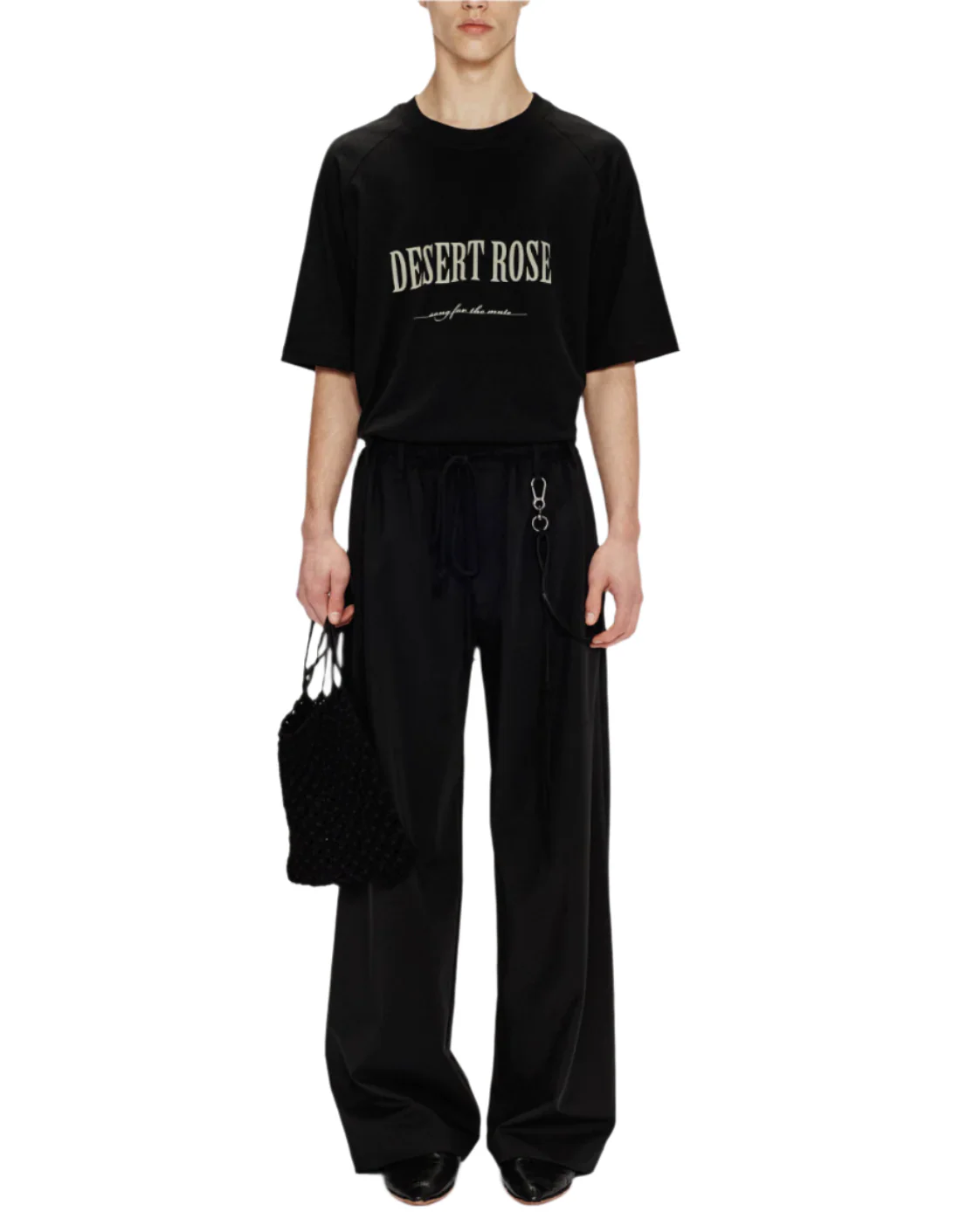 Song for the Mute Relaxed Lounge Pant Black - Image 3