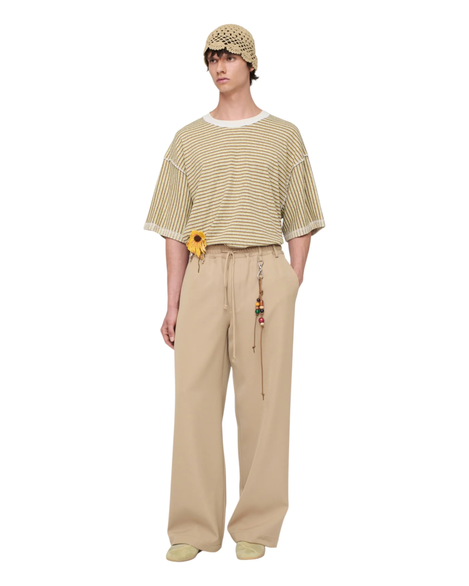 Song for the mute Relaxed Lounge Pant Camel - Image 4