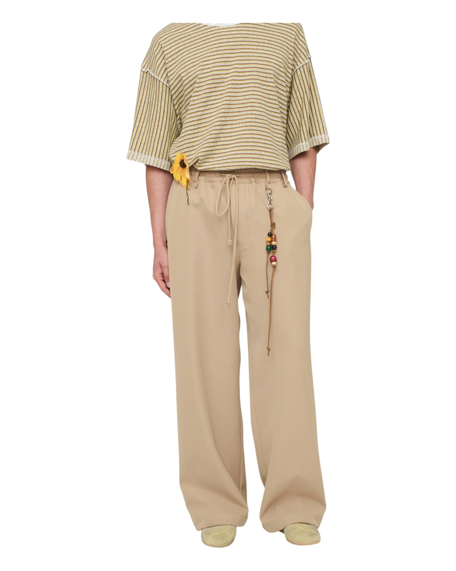 Song for the mute Relaxed Lounge Pant Camel - Image 6