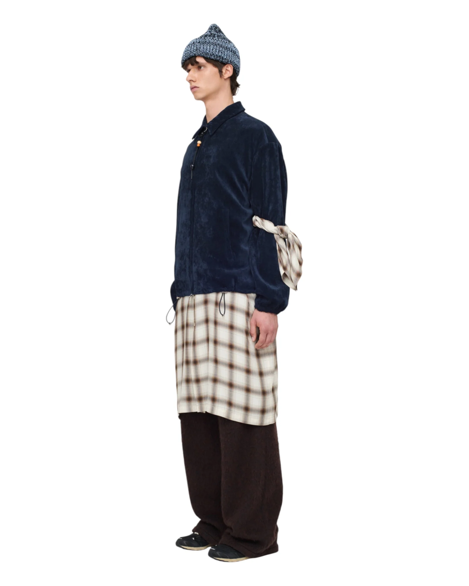 Song for the mute Slim Coach Jacket Navy - Image 2