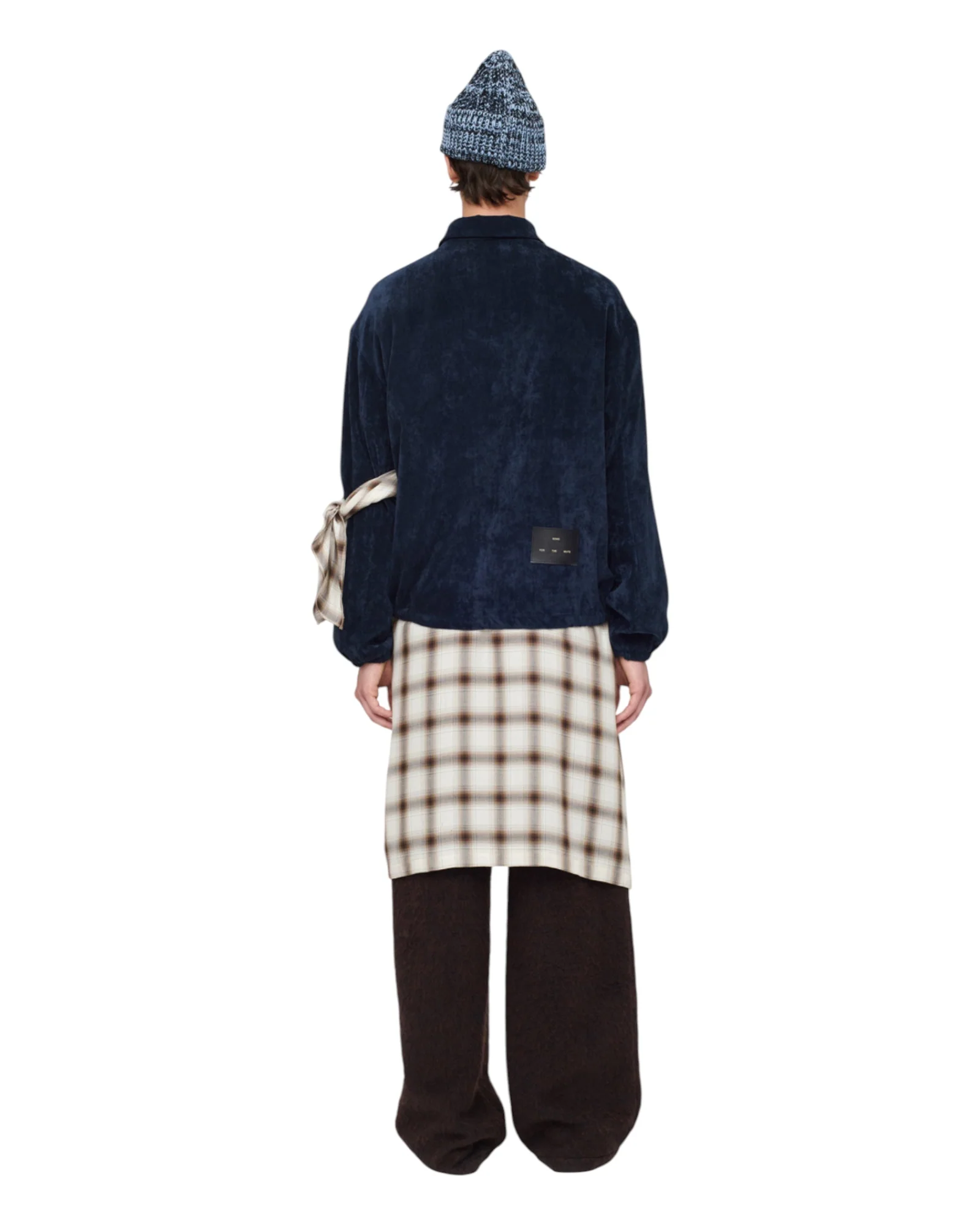 Song for the mute Slim Coach Jacket Navy - Image 3