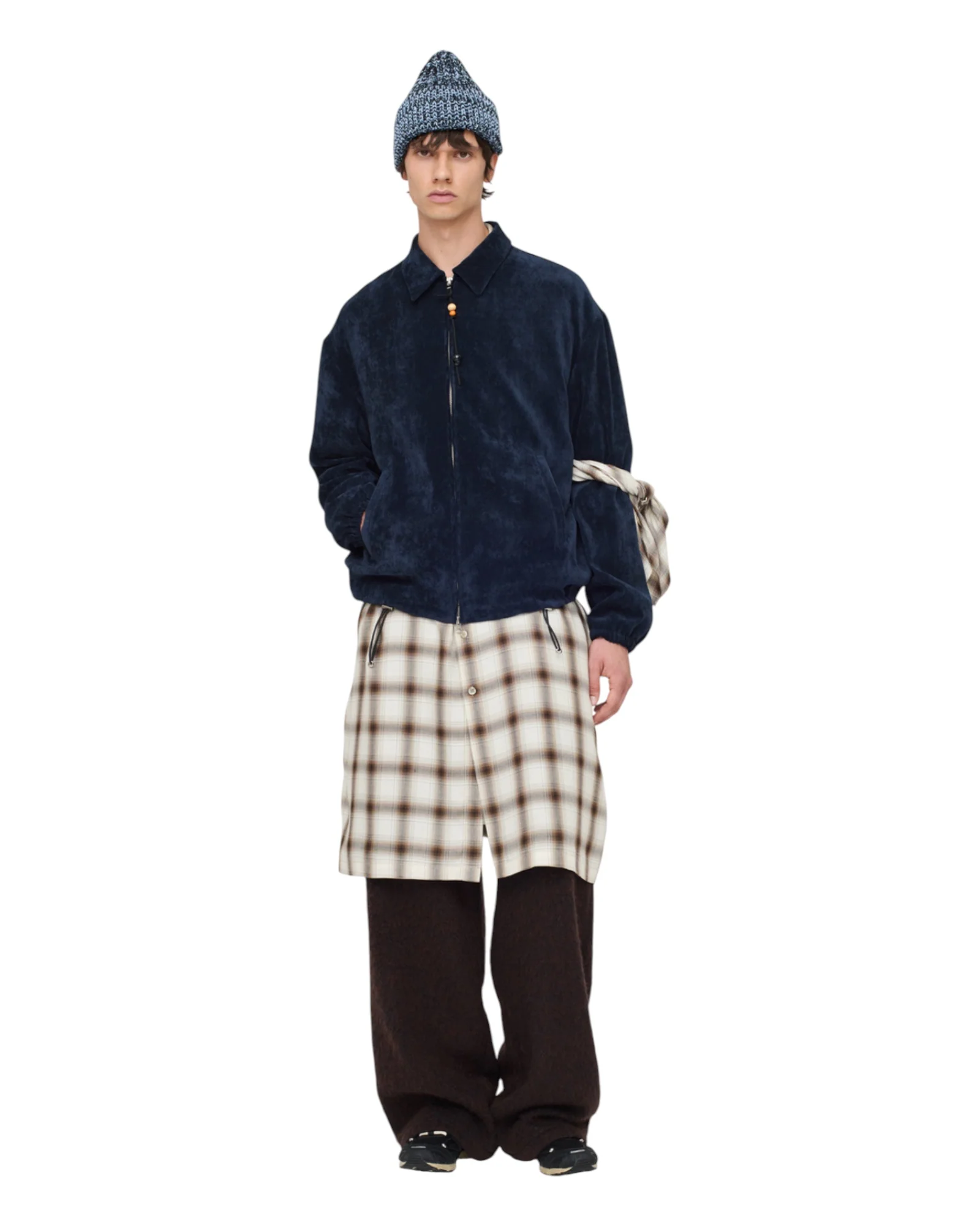 Song for the mute Slim Coach Jacket Navy - Image 4