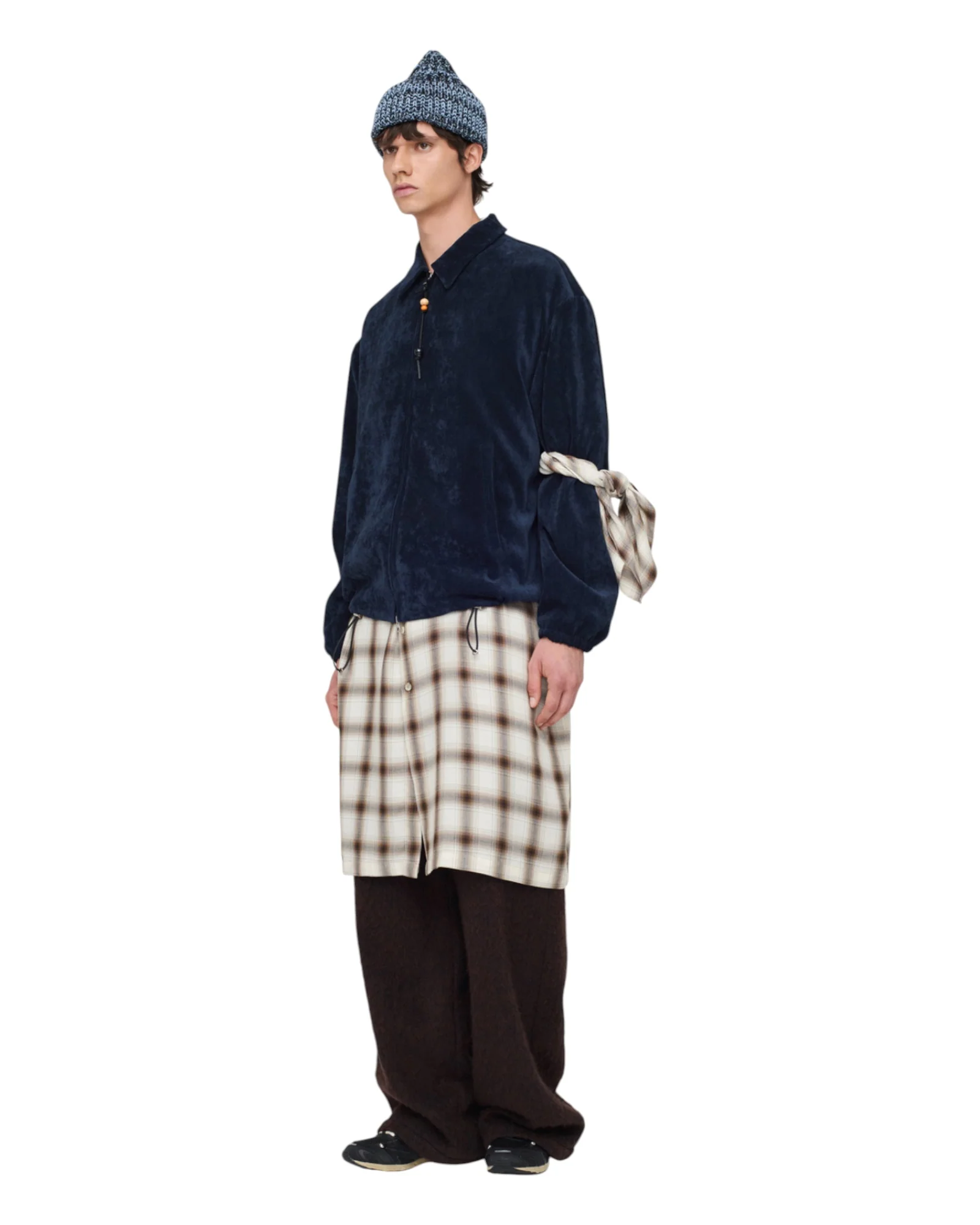 Song for the mute Slim Coach Jacket Navy - Image 5