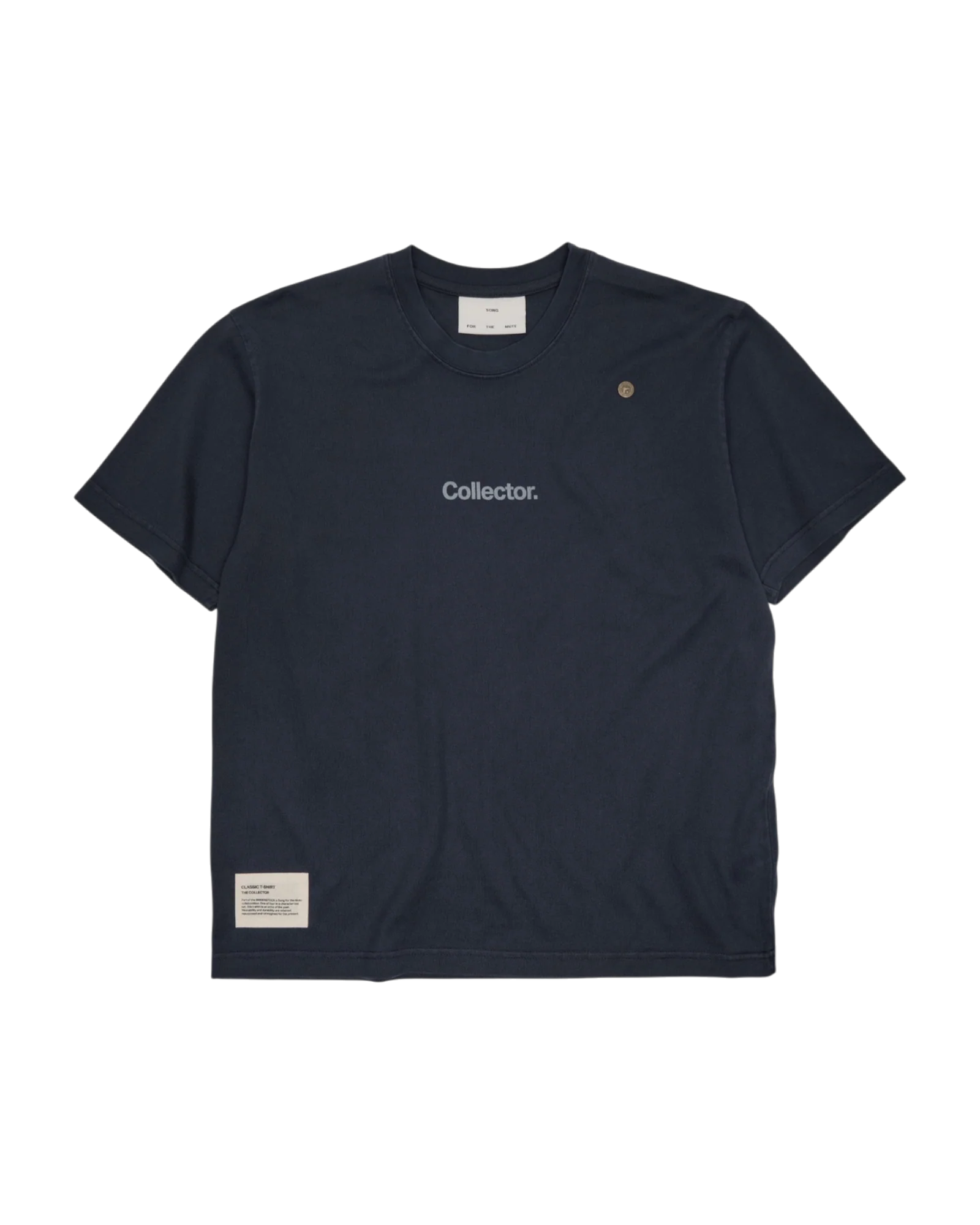 Song For The Mute x Birkenstock 'The Collector' Classic T-Shirt Overdyed Navy
