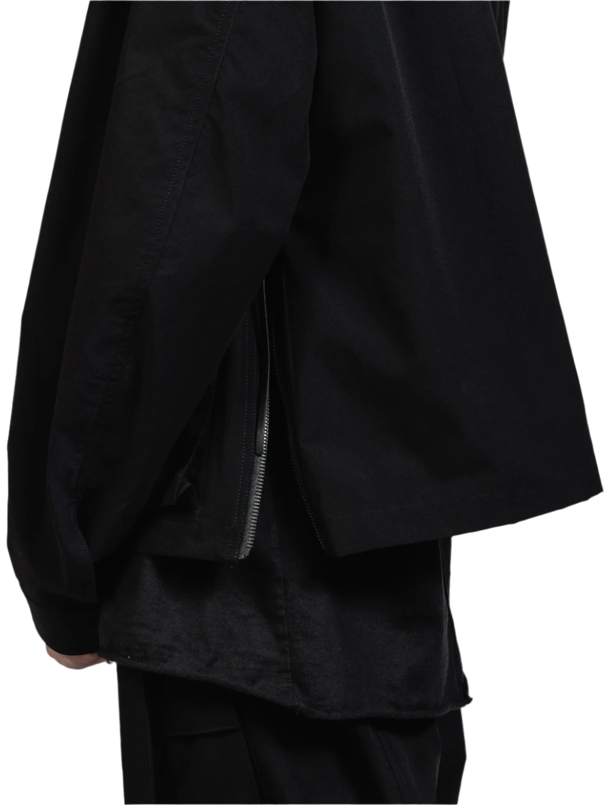 The Viridi-Anne Water Repellant Stretch Zip-Up Jacket Black - Image 4